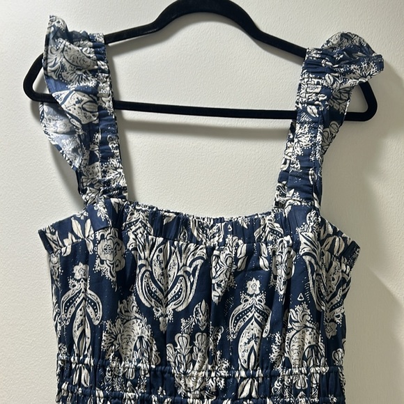 MELISSA NEPTON Demi Maxi Dress In Navy - Picture 2 of 5